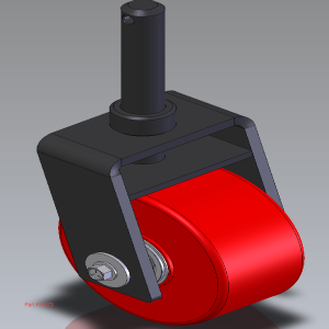 Skid Wheel Assembly Each (need 2 Per Plow)