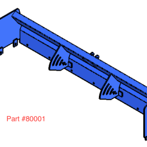 Pull Plow Moldboard Weldment 80