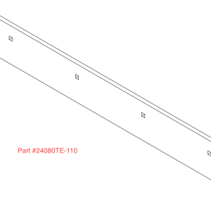 4' Steel Trip Edge 2408