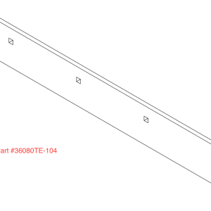 4' Steel Trip Edge 3608