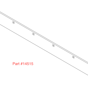 Versabox 42 12' Steel Drag Cutting Edge